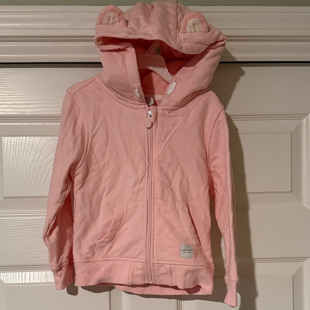 Cubcoats Adorable Pink Hoodie with Cute Ear Details
